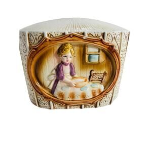 Vintage Sears Roebuck Pioneer Woman Napkin Holder 1978